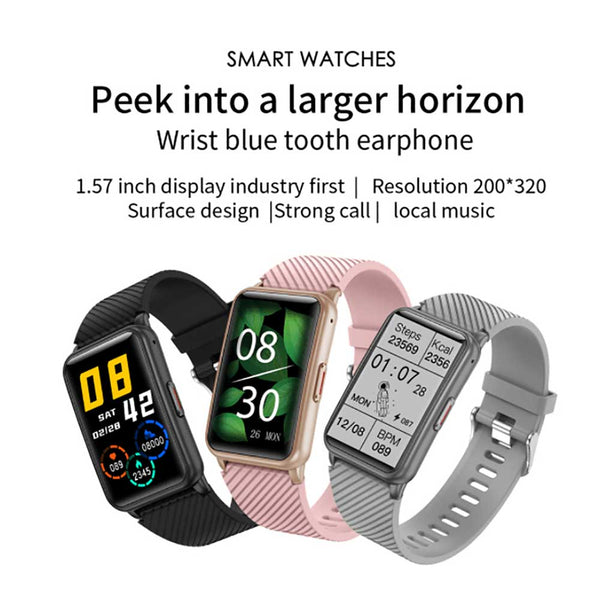 Anytec H96 Large Screen Rectangular Smart Watch