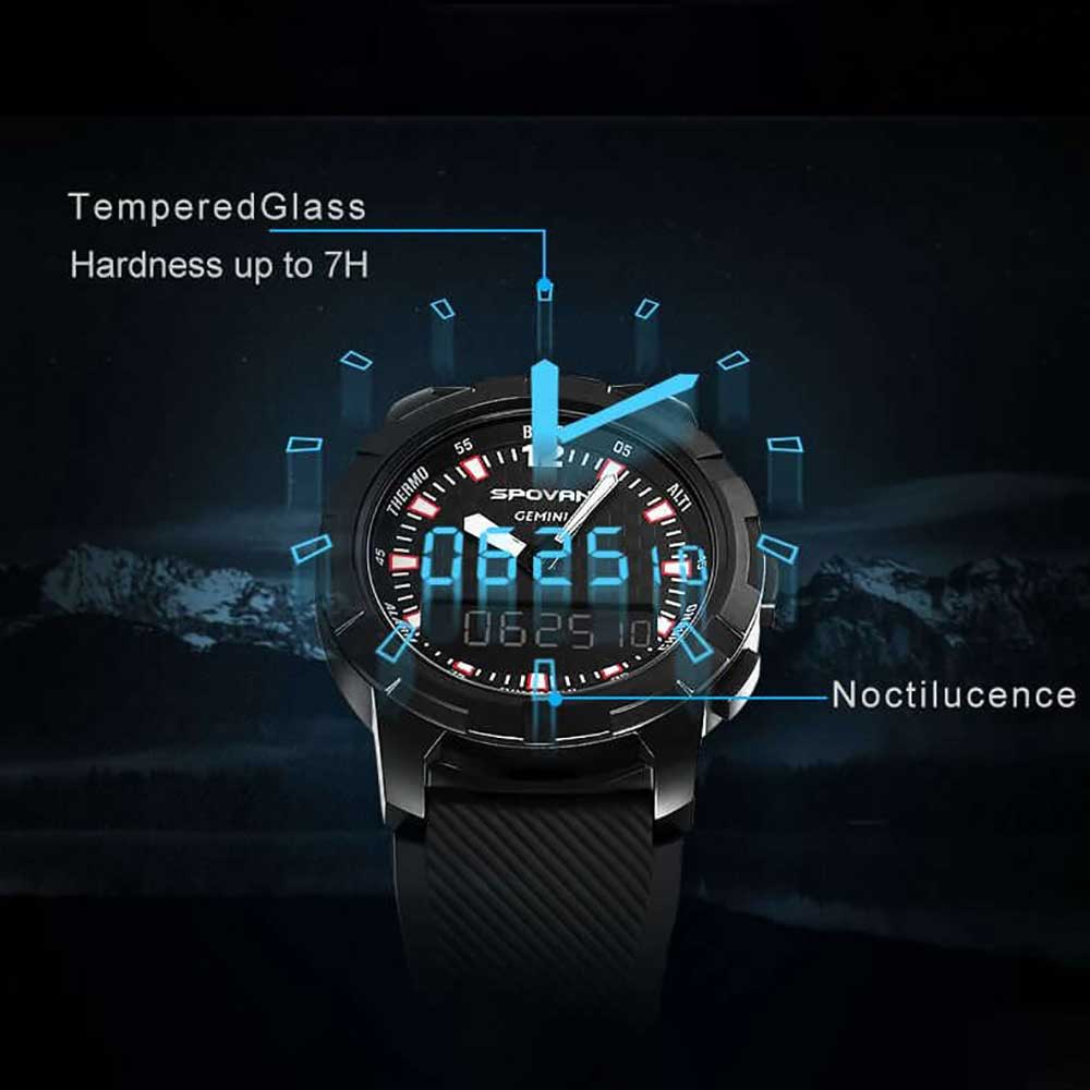 Spovan Gemini 2 Outdoor Smart Asynchronous Dual Display Watch