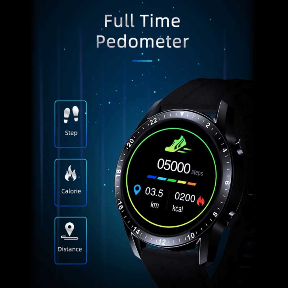 Spovan SW08 Round Screen Waterproof Smart Watch
