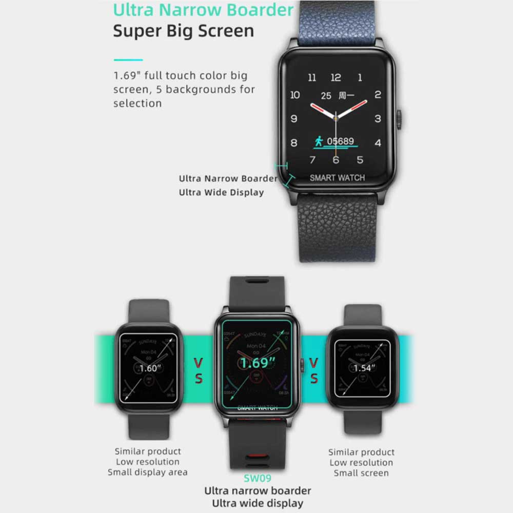 Spovan SW09 Infinity Display Smartwatch