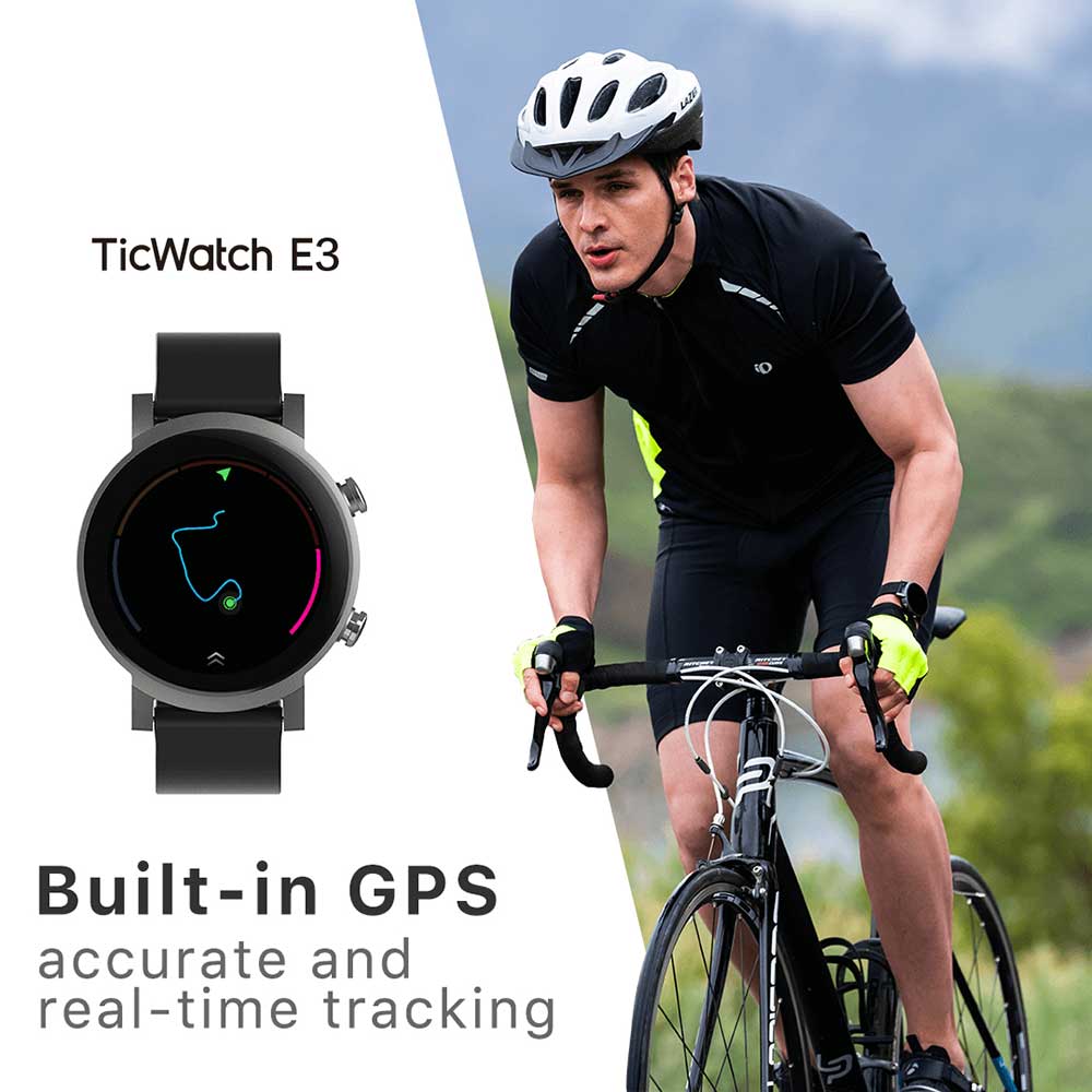 TicWatch E3 GPS Wear OS By Google Watches